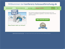 Tablet Screenshot of konferenz-holocaustforschung.de